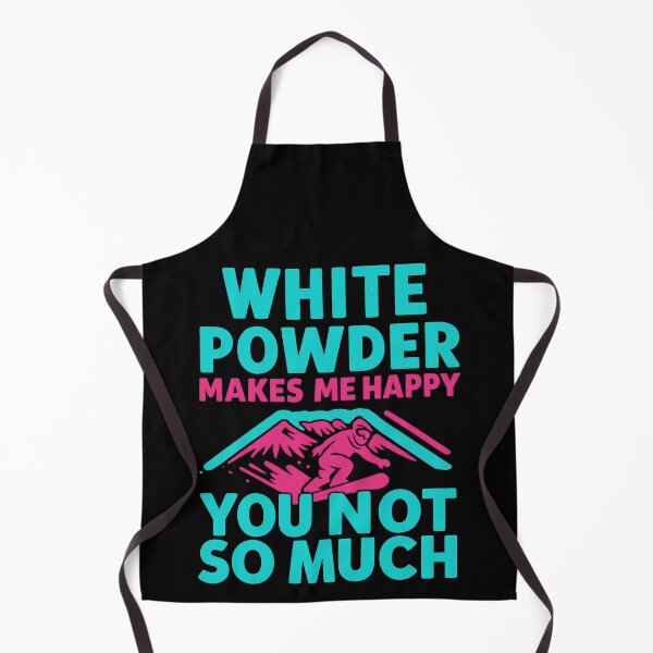 Item preview, White Powder Makes Me Happy Snowboarder  designed and sold by artcultreone.