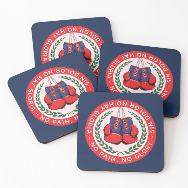 Item preview, Box - No Pain No Glory Boxing Motivation Gloves Logo designed and sold by KiwiRider.