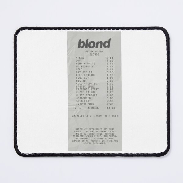 Item preview, Monochrome Receipt-Style Tracklist designed and sold by TSGDesign.