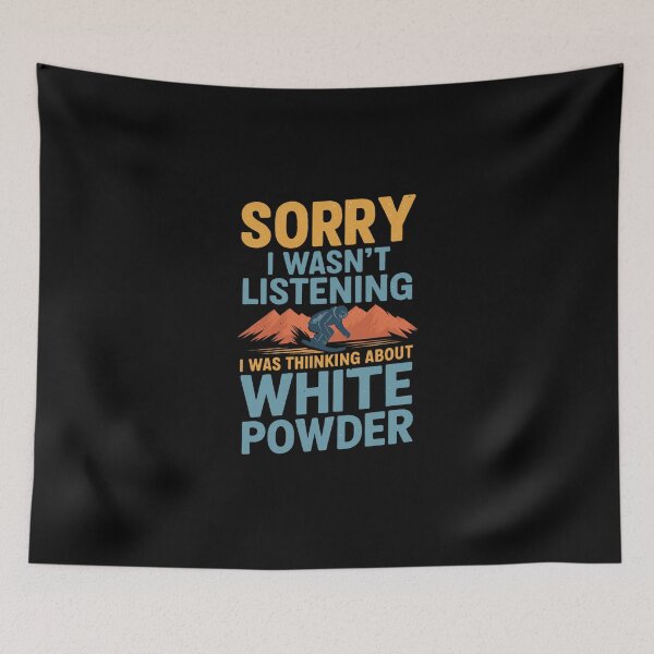 Item preview, Sorry I Wasn't Listening Skiing Lover  designed and sold by artcultreone.