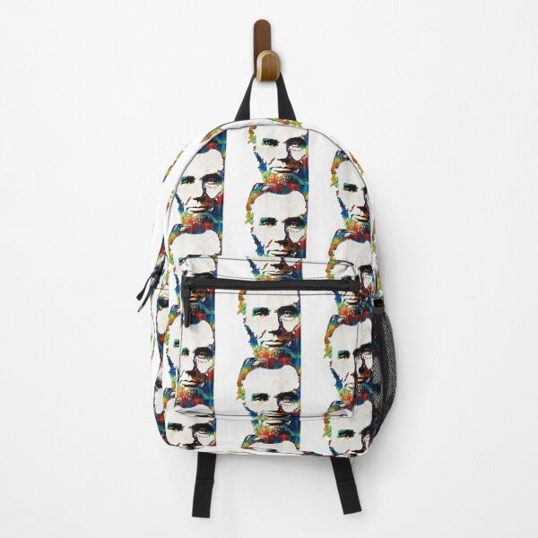 Item preview, Abraham Lincoln Art Colorful Abe On White designed and sold by Sharon Cummings Art.