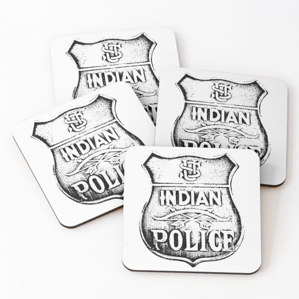 Item preview, US Indian Police; Vintage; designed and sold by StickerApe.
