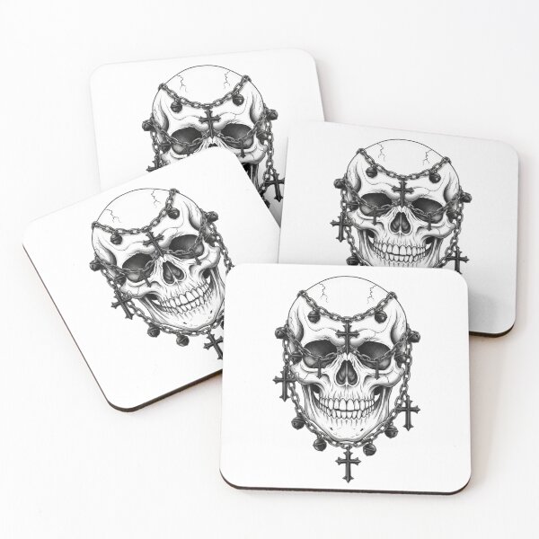 Item preview, Festive skeleton religious crosses designed and sold by JonysCreativeDesigns.