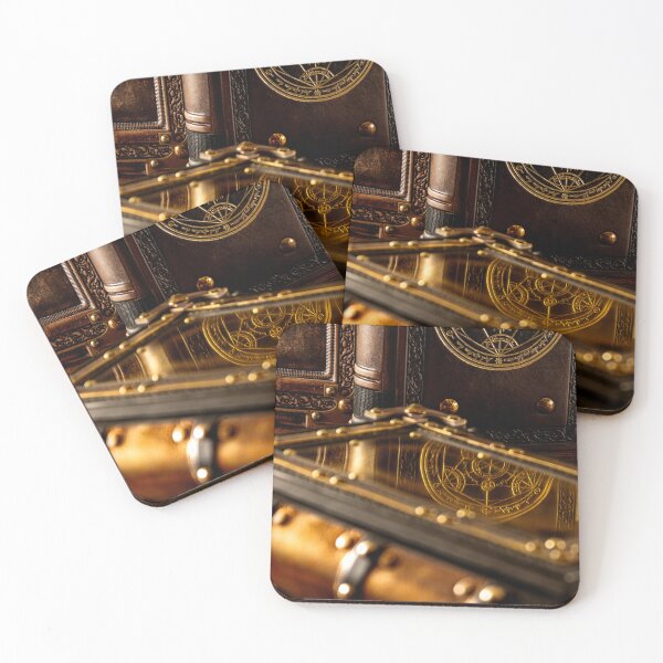 Item preview, Leather books with a reflection of the Transmutation symbol designed and sold by alchemist501.