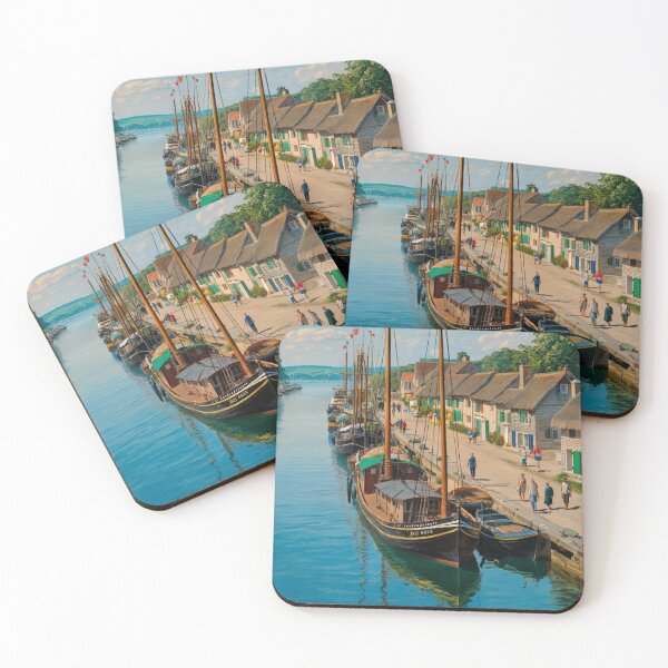 Item preview, imaginary port far away on Mayenne designed and sold by Open Road Gallery .