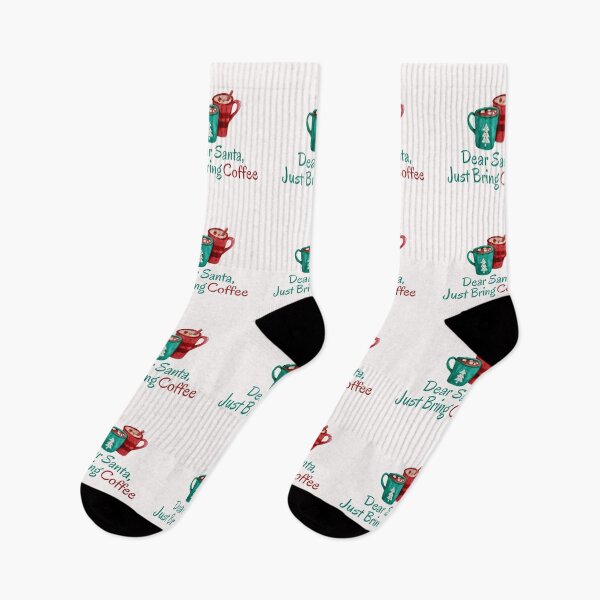Item preview, Dear Santa Just Bring Coffee Christmas Design designed and sold by Inkworksbyshery.