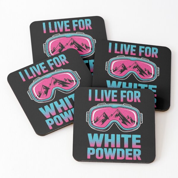 Item preview, I Live For White Powder Snowboarding and Skiing designed and sold by zptees.