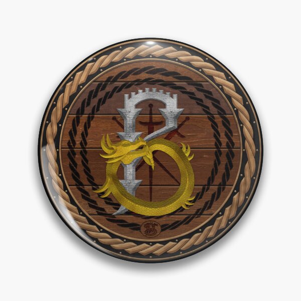 Item preview, Letter B of the Dragonfont Initial Capital Monogram on Shield Frame Copper 2 designed and sold by Swabcraft.
