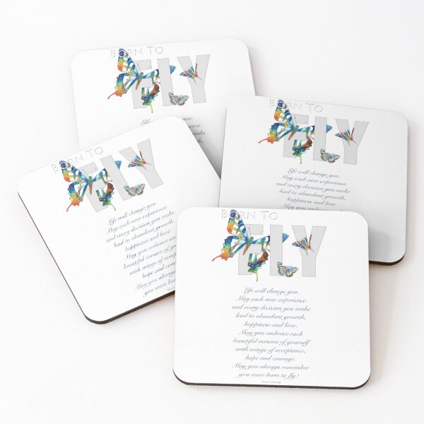 Item preview, Born To Fly Three Inspirational Art designed and sold by Sharon Cummings Art.