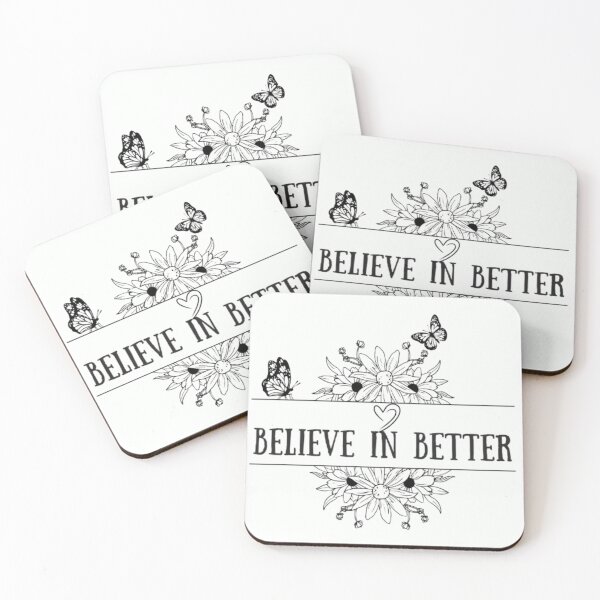 Item preview, Believe in Better – Motivational Positive Quote Design designed and sold by Ditstyle.