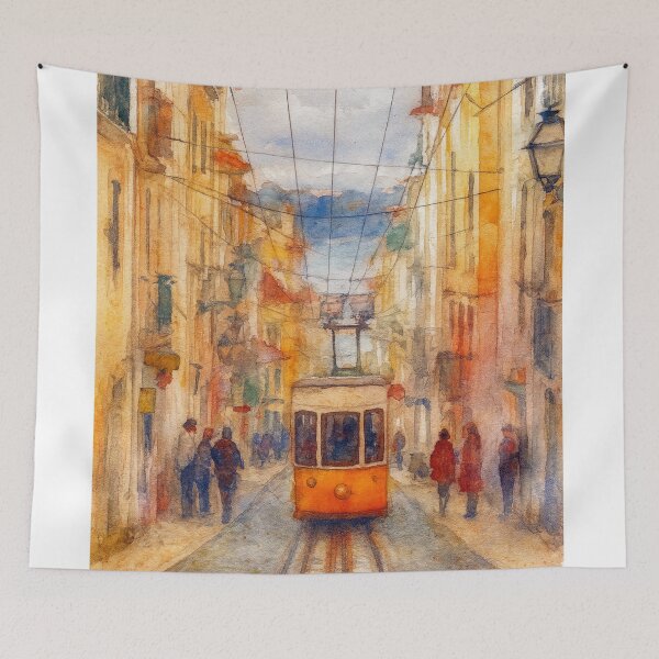 Item preview, Lisbon Yellow Tram designed and sold by caracatita75.