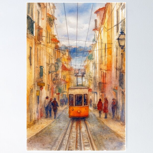 Item preview, Lisbon Yellow Tram designed and sold by caracatita75.