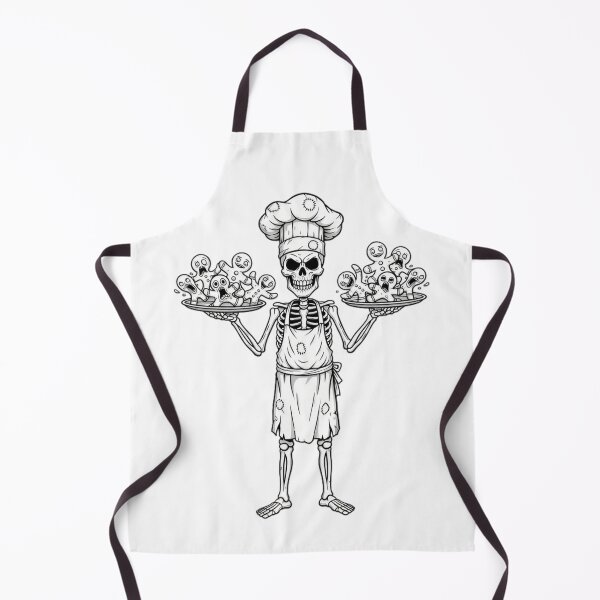 Item preview, Skeletal gingerbread baker on vacation designed and sold by JonysCreativeDesigns.