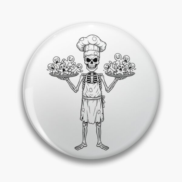 Item preview, Skeletal gingerbread baker on vacation designed and sold by JonysCreativeDesigns.