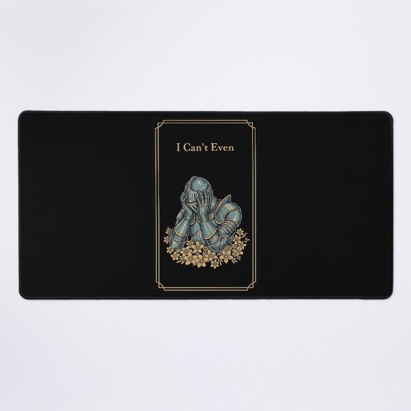 Item preview, I Can't Even Funny Gothic Knight Medieval Fantasy Gen Alpha Slang designed and sold by DemureArtsy.