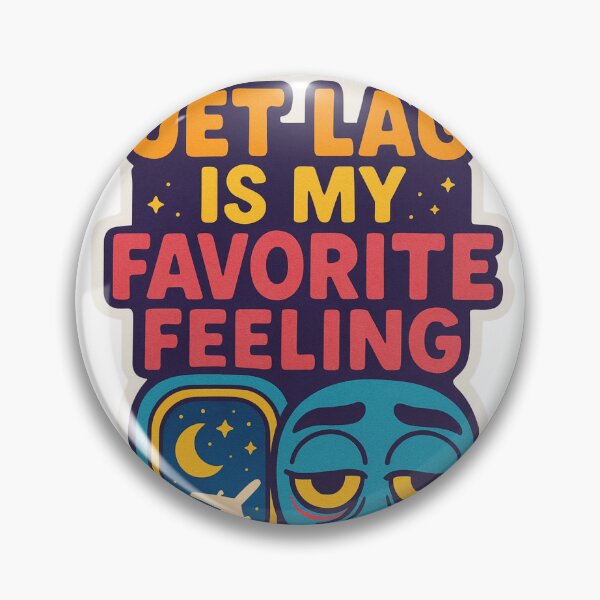 Item preview, Jetlag Is My Favorite Feeling Adventure Vintage Travel designed and sold by Retro-Anime9.