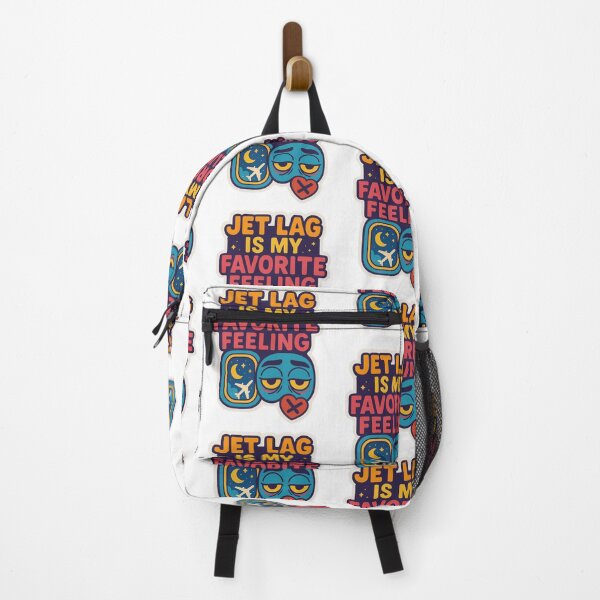Item preview, Jetlag Is My Favorite Feeling Adventure Vintage Travel designed and sold by Retro-Anime9.