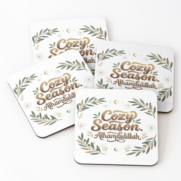 Item preview, Cozy Season Alhamdulillah - Aesthetic Islamic Winter Gratitude & Typography Design designed and sold by Joseph Arc.