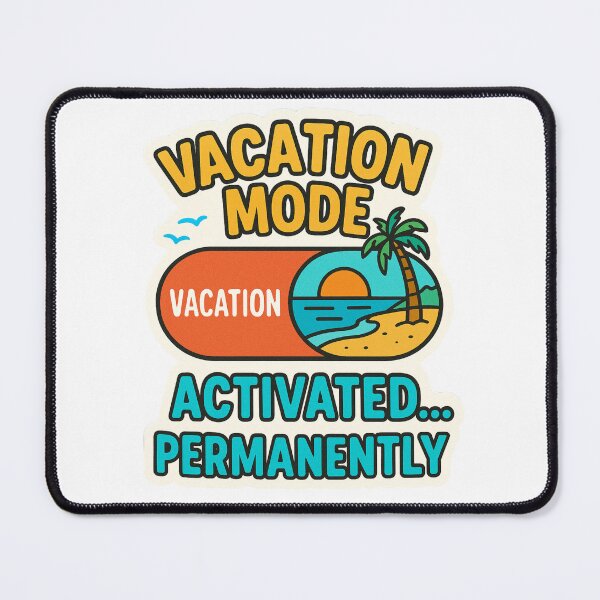 Item preview, Vacation Mode Activated… Permanently Adventure Vintage Travel designed and sold by Retro-Anime9.
