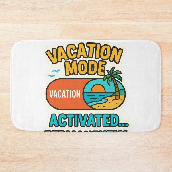 Item preview, Vacation Mode Activated… Permanently Adventure Vintage Travel designed and sold by Retro-Anime9.
