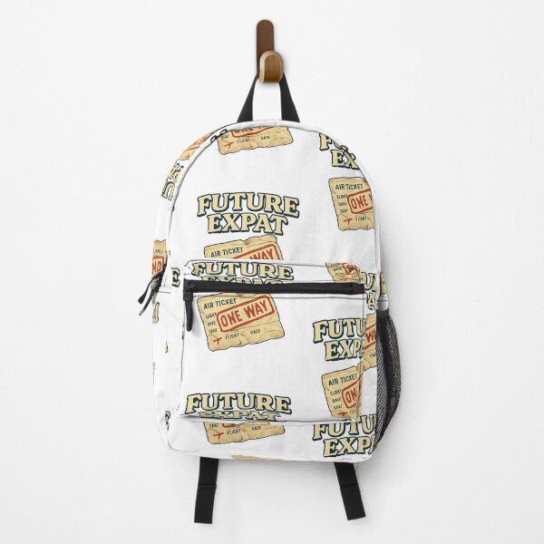 Item preview, Future Expat One Way Ticket Adventure Vintage Travel designed and sold by Retro-Anime9.