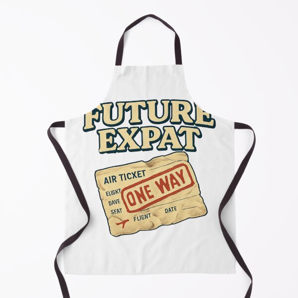 Item preview, Future Expat One Way Ticket Adventure Vintage Travel designed and sold by Retro-Anime9.