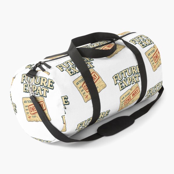 Item preview, Future Expat One Way Ticket Adventure Vintage Travel designed and sold by Retro-Anime9.