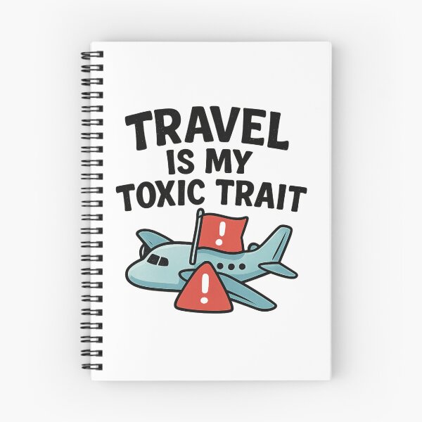 Item preview, Travel Is My Toxic Trait Adventure Vintage Travel designed and sold by Retro-Anime9.