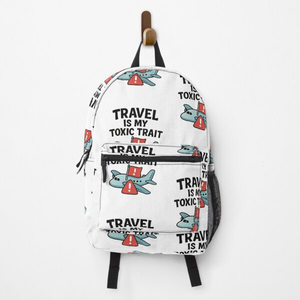 Item preview, Travel Is My Toxic Trait Adventure Vintage Travel designed and sold by Retro-Anime9.