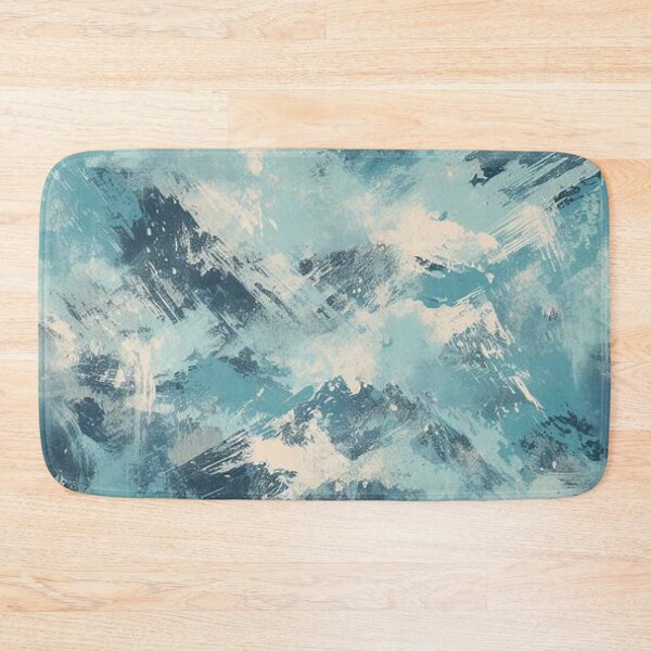 Item preview, Grungy Blue Abstract  designed and sold by Myra365Art.