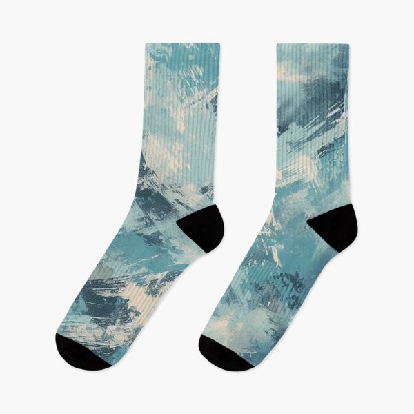 Item preview, Grungy Blue Abstract  designed and sold by Myra365Art.