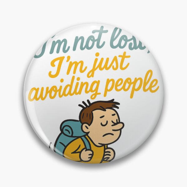 Item preview, I’m Not Lost, I’m Just Avoiding People Adventure Vintage Travel designed and sold by Retro-Anime9.