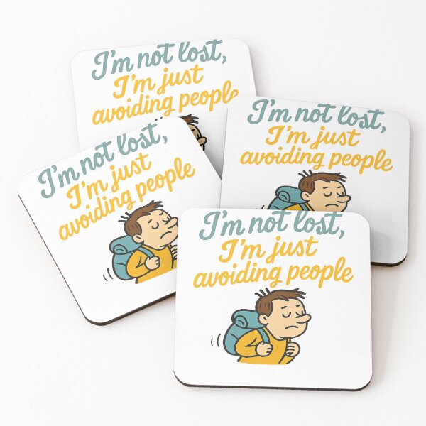 Item preview, I’m Not Lost, I’m Just Avoiding People Adventure Vintage Travel designed and sold by Retro-Anime9.