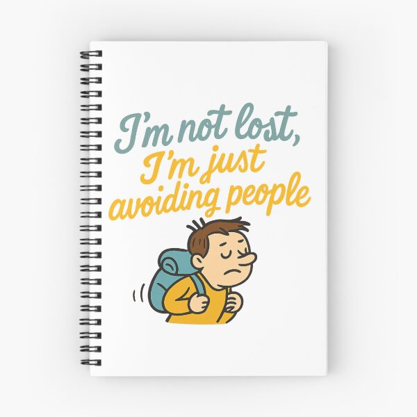 Item preview, I’m Not Lost, I’m Just Avoiding People Adventure Vintage Travel designed and sold by Retro-Anime9.