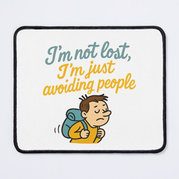 Item preview, I’m Not Lost, I’m Just Avoiding People Adventure Vintage Travel designed and sold by Retro-Anime9.