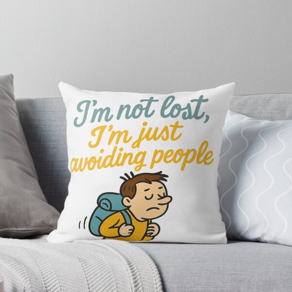 Item preview, I’m Not Lost, I’m Just Avoiding People Adventure Vintage Travel designed and sold by Retro-Anime9.