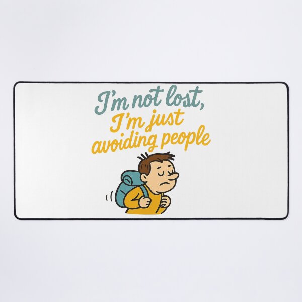 Item preview, I’m Not Lost, I’m Just Avoiding People Adventure Vintage Travel designed and sold by Retro-Anime9.