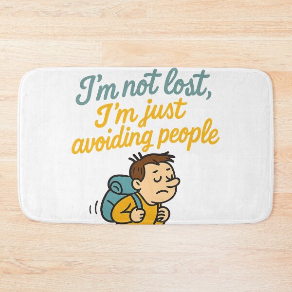 Item preview, I’m Not Lost, I’m Just Avoiding People Adventure Vintage Travel designed and sold by Retro-Anime9.