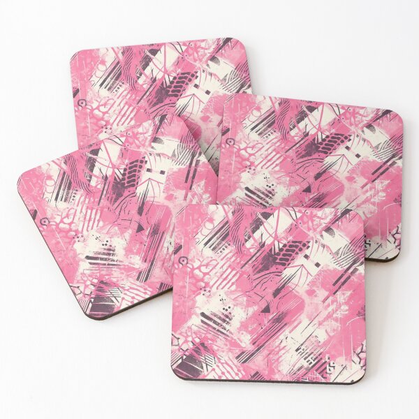 Item preview, Grungy Pink Abstract  designed and sold by Myra365Art.