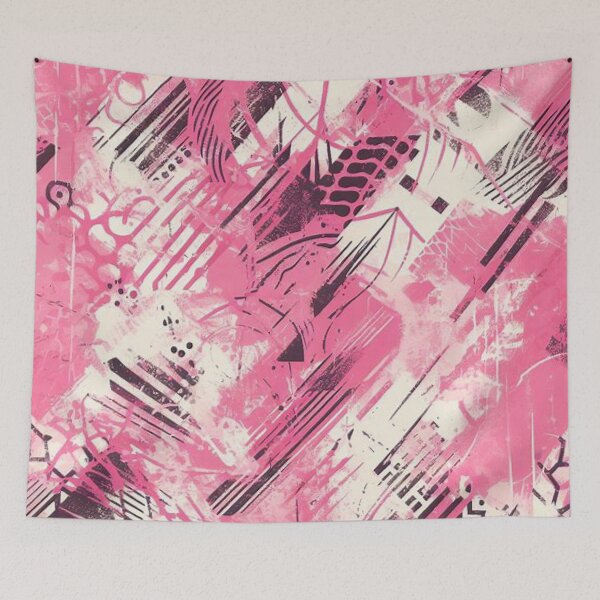Item preview, Grungy Pink Abstract  designed and sold by Myra365Art.