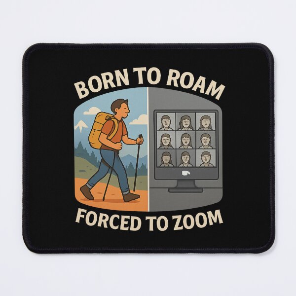 Item preview, Born to Roam, Forced to Zoom Adventure Vintage Travel designed and sold by Retro-Anime9.