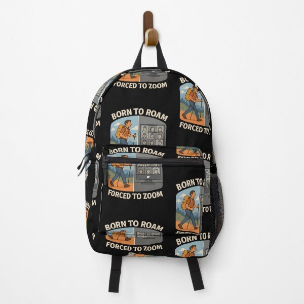 Item preview, Born to Roam, Forced to Zoom Adventure Vintage Travel designed and sold by Retro-Anime9.
