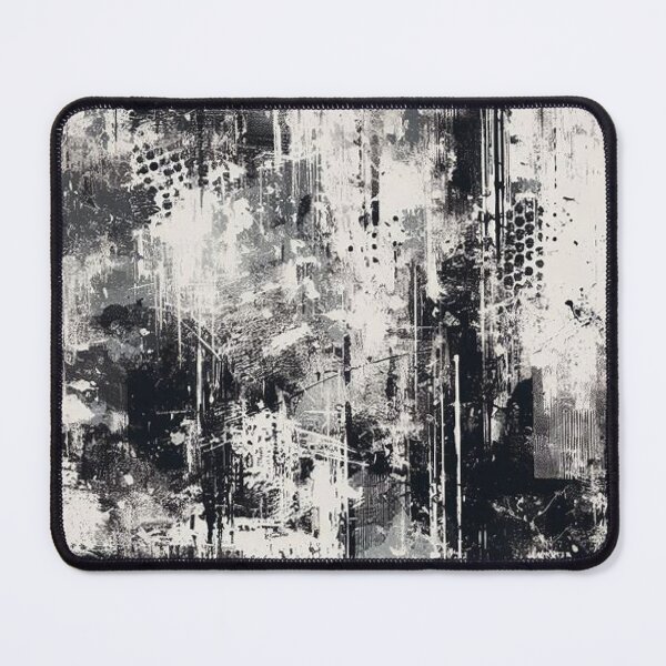 Item preview, Grungy Black Abstract designed and sold by Myra365Art.