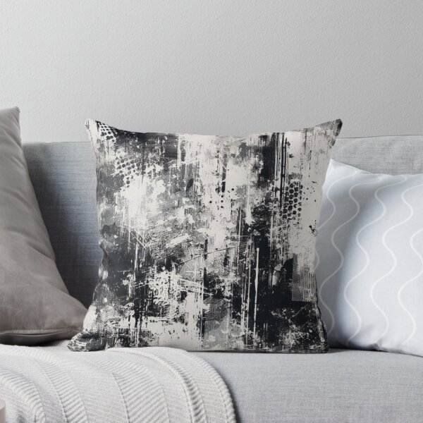 Item preview, Grungy Black Abstract  designed and sold by Myra365Art.