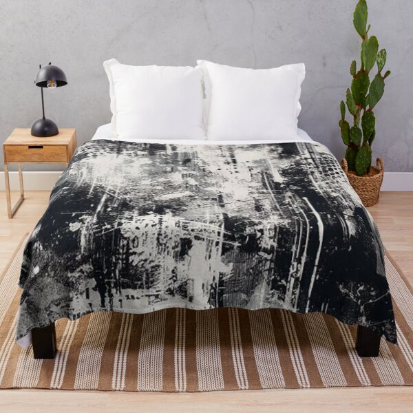 Item preview, Grungy Black Abstract  designed and sold by Myra365Art.