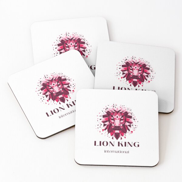 Item preview, Red Lion Polygonal Logo "Lion King International" designed and sold by joseharry.