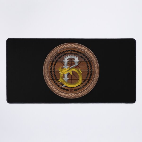 Item preview, Letter B of the Dragonfont Initial Capital Monogram on Round Shield Frame Wood 1 designed and sold by Swabcraft.