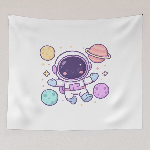 Item preview, Cosmic Kawaii Astronaut designed and sold by Krfto.