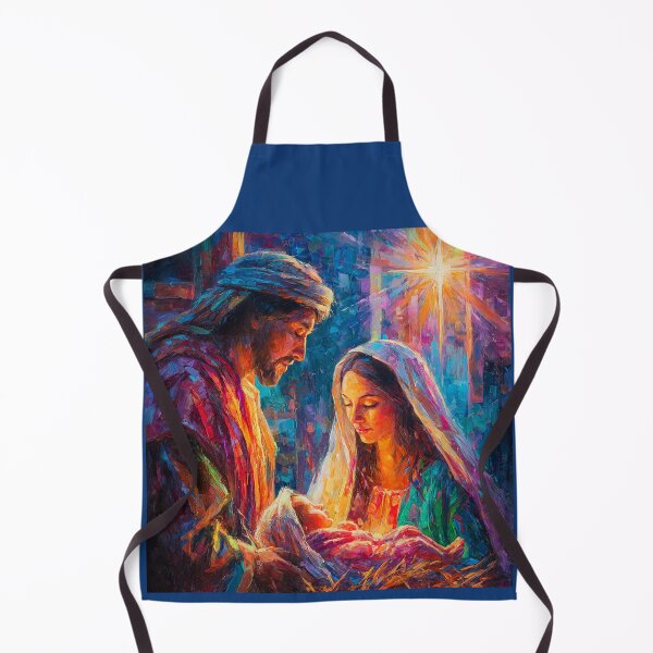 Item preview, Nativity Scene with Mary and Joseph designed and sold by Savannah Gibbs.