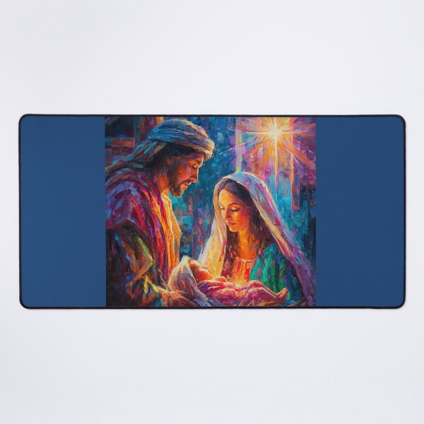 Item preview, Nativity Scene with Mary and Joseph designed and sold by Savannah Gibbs.